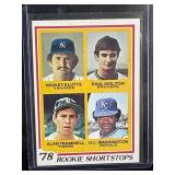 1978 MLB TOPPS '78 ROOKIE SHORTSTOPS PAUL MOLITOR,