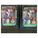 LOT OF 4 ROGER CLEMENS MLB CARDS