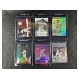 LOT OF 6 NUMBERED CARDS - WILLIE MAYS, CLAYTON