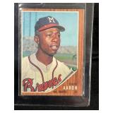 1962 TOPPS HANK AARON MLB CARD