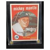 1959 TOPPS MICKEY MANTLE MLB CARD (REPRINT??????)