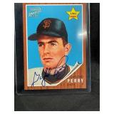 1997 TOPPS HERITAGE GAYLORD PERRY AUTOGRAPH