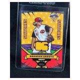 2006 MLB TOPPS BRONSON ARROYO STITCHES CARD