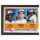 1981 MLB TOPPS TIM RAINES ROOKIE CARD #479
