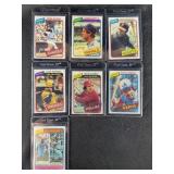 LOT OF 7 - 1980 MLB TOPPS BASEBALL STARS CARDS