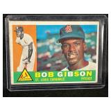 1960 MLB TOPPS BOB GIBSON BASEBALL CARD #73
