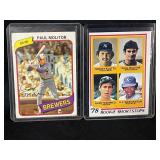 LOT OF 2 MLB CARDS -  1980 TOPPS PAUL MOLITOR CARD