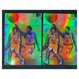 LOT OF 2-1998-1999 NBA TOPPS GOLD LABEL KOBE