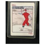 1922 OLSEN BASEBALL CARD W/ RED BACK