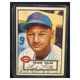 1952 MLB TOPPS FRANK HILLER CARD #156