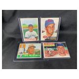 LOT OF 4 MLB JOE NUXHALL CARDS