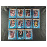 LOT OF 11 - 1990 NBA FLEER '90 ALL-STARS - MISSING