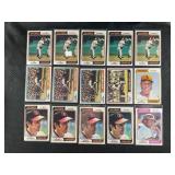 LOT OF 15 MLB TOPPS BASEBALL STARS CARDS