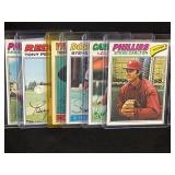 LOT OF 6 - 1977 MLB TOPPS BASEBALL CARDS