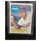 1969 TOPPS ROD CAREW MLB CARD