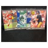 LOT OF 6 - 1991 NFL FLEER ULTRA ROOKIES / STARS