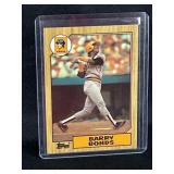 1987 MLB TOPPS TIFFANY BARRY BONDS CARD #320