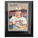 1989 FLEER BILL RIPKEN 'FF' MLB CARD