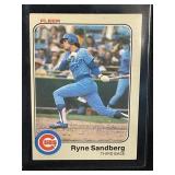 1983 FLEER RYNE SANDBERG MLB CARD