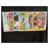 LOT OF 7 - 1966 MLB TOPPS HALL OF FAME CARDS