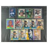 LOT OF 11 NFL FOOTBALL CARDS