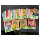 LOT OF 37 - 1960 FLEER NFL CARDS