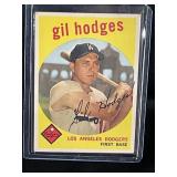 1959 MLB TOPPS GIL HODGES #270 CARD
