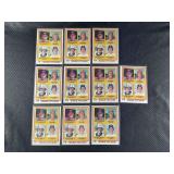 LOT OF 10 - 1978 MLB TOPPS JACK MORRIS ROOKIE CARD