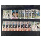 LOT OF 22 - 1982 MLB TOPPS STARS BASEBALL CARDS