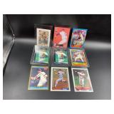 LOT OF 9 MISC MLB CARDS - NOLAN RYAN