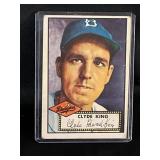 1952 MLB TOPPS CLYDE KING #205 CARD