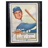 1952 MLB TOPPS ROCKY BRIDGES #239 CARD