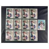 LOT OF 13 - 1978 MLB TOPPS NOLAN RYAN CARDS