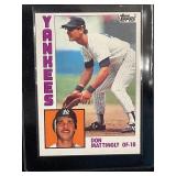 1984 TOPPS DON MATTINGLY MLB CARD
