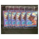 LOT OF 6 - 1986 MLB DONRUSS FRED MCGRIFF ROOKIE