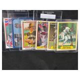 LOT OF 7 - 1980'S MLB STARS CARDS