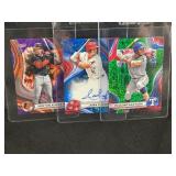 LOT OF 3 - 2024 MLB BOWMAN'S BEST AUTO-NUMBERED