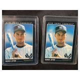LOT OF 2 - 1993 PINNACLE DEREK JETER MLB CARDS