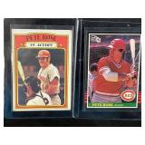 LOT OF 4 PETE ROSE MLB CARDS