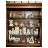 CONTENTS OF CABINET IN KITCHEN - WINE & DRINKING