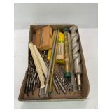 LARGE LOT OF WOOD WORKING DRILL BITS AND MORE