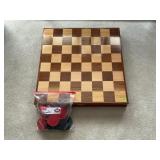 CUSTOM MADE OVERSIZED CHESS OR CHECKERS BOARD