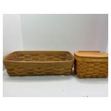 LOT OF 2 LONGABERGER BASKETS