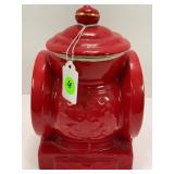 VINTAGE HOUSE OF WEBSTER RED COFFEE GRINDER