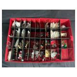 LARGE LOT OF CHRISTMAS BULBS AND DECOR WITH
