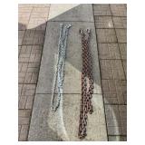 (2) 16 FT METAL LOG CHAINS