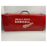 MILWAUKEE HEAVY DUTY SAWZALL WITH METAL CASE