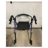 DRIVE FOLD UP ROLLATER WITH SEAT