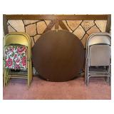 SAMSONITE CARD TABLE AND CHAIR SET