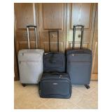 LOT OF ASSORTED LUGGAGE - SAMSONITE, DESTINATION &
